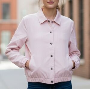 Forever 21 Light Pink Bomber Jacket